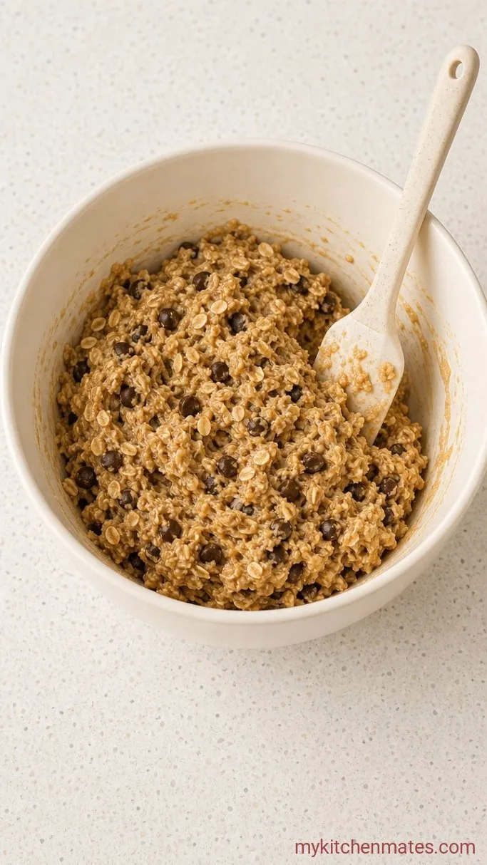 Step 2: Stir in the Oats and Dry Ingredients