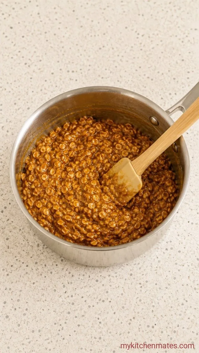 Step 2: Stir in the Oats and Vanilla