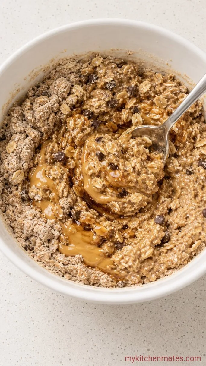 Step 2: Stir in the Peanut Butter and Honey