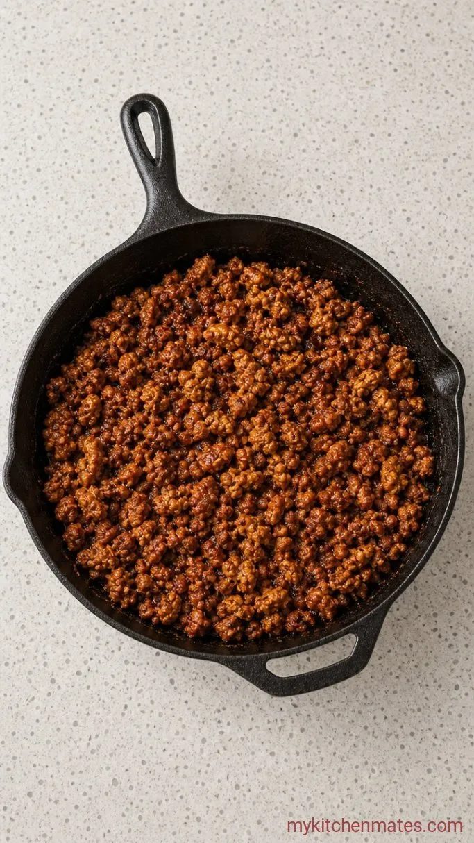 20-Minute Ground Chicken Taco Bowls Step 2: Stir in the Seasoning