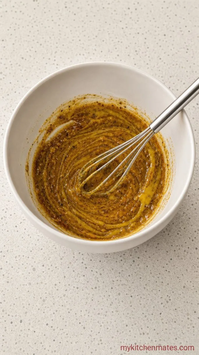 Quick 5-Minute Mustard BBQ Sauce Step 2: Stir in the Spices