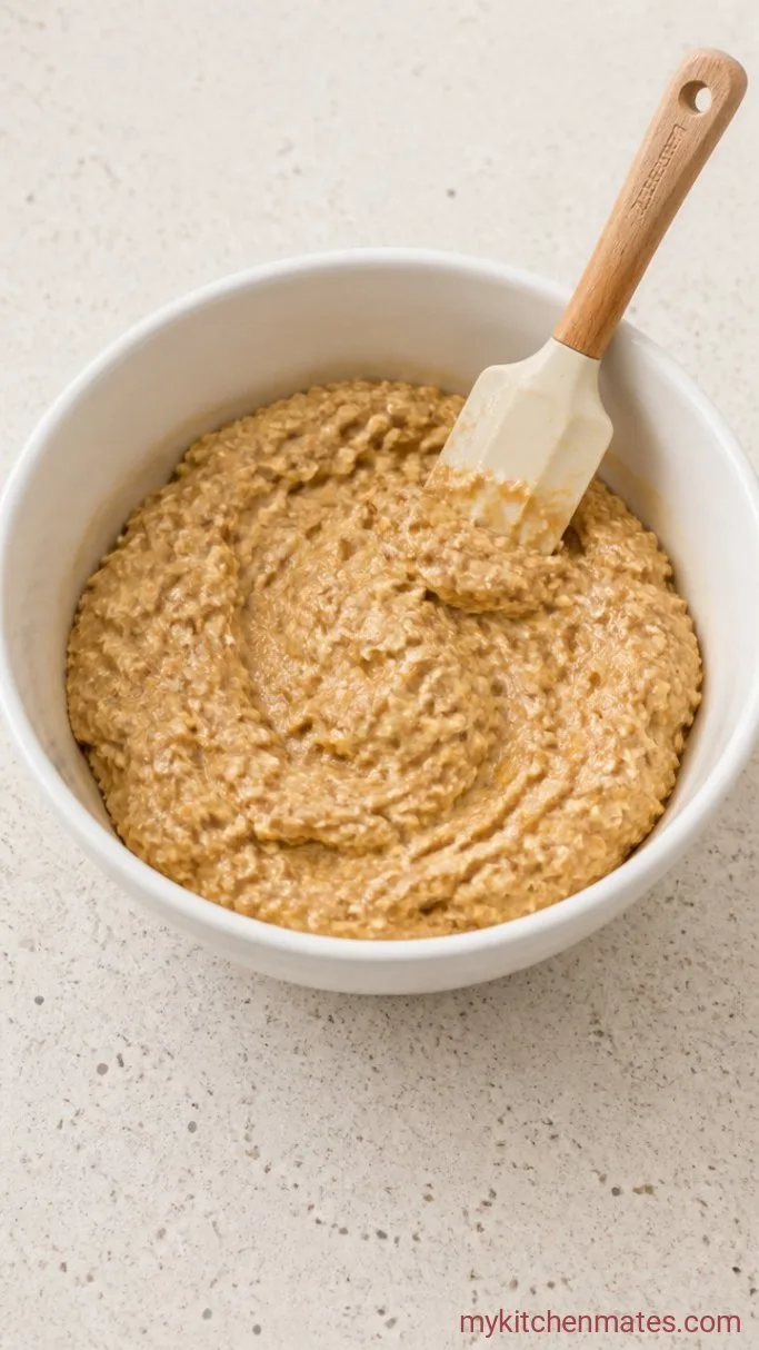 5-Ingredient Cadbury Egg Protein Balls Step 2: Stir in the Wet Ingredients