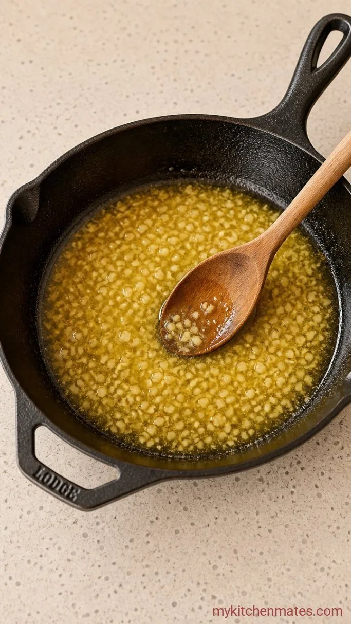 Step 2: Stir the Garlic Butter Sauce