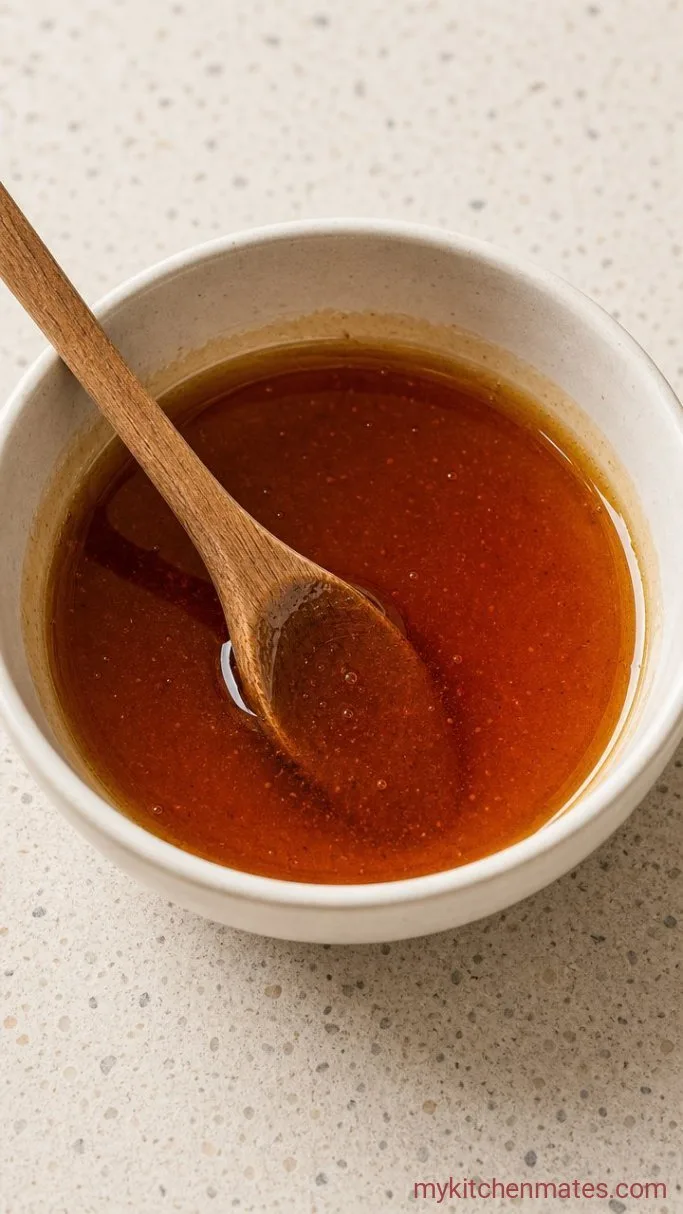 Sticky Hot Honey Grilled Chicken Step 2: Stir the Hot Honey Glaze