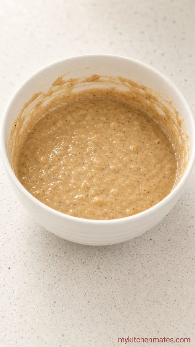 Applesauce Banana Bread That Stays Moist for Days Step 2: Stir the Wet Ingredients