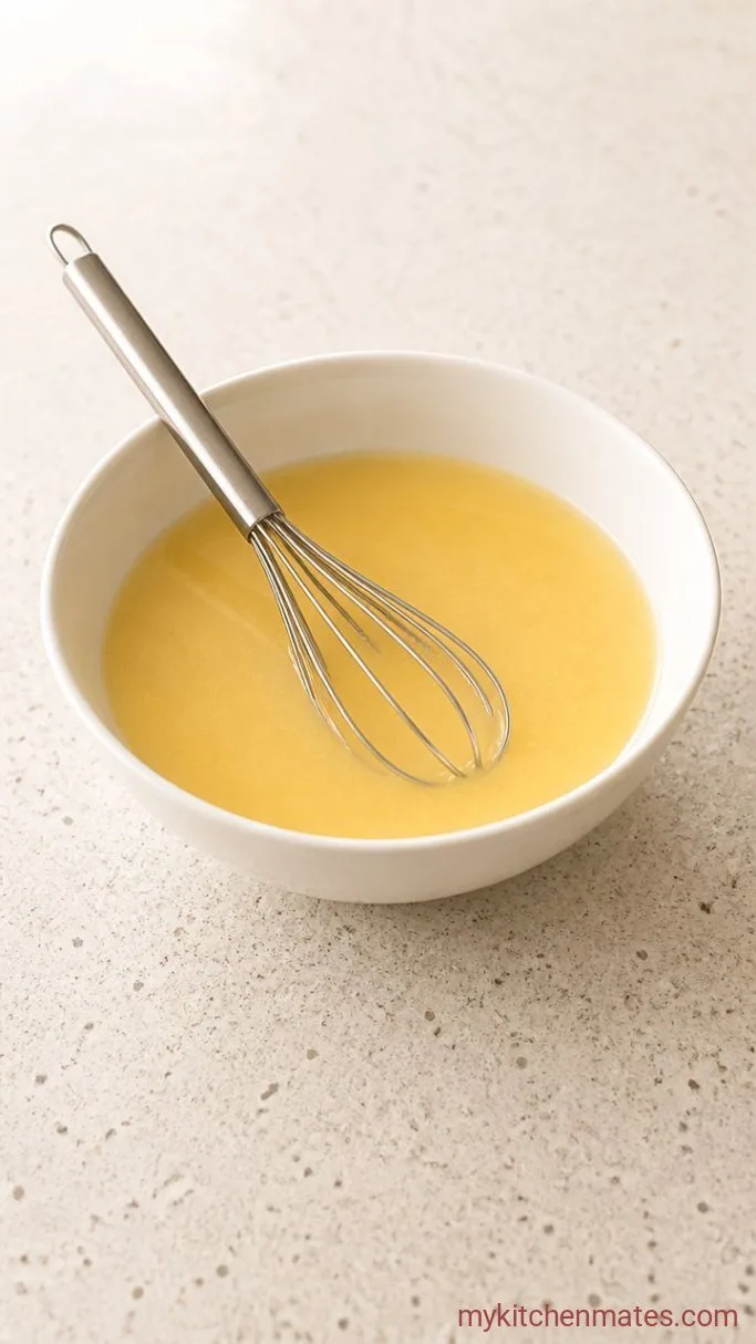 Moist Dairy Free Cornbread (One Bowl) Step 2: Stir the Wet Ingredients