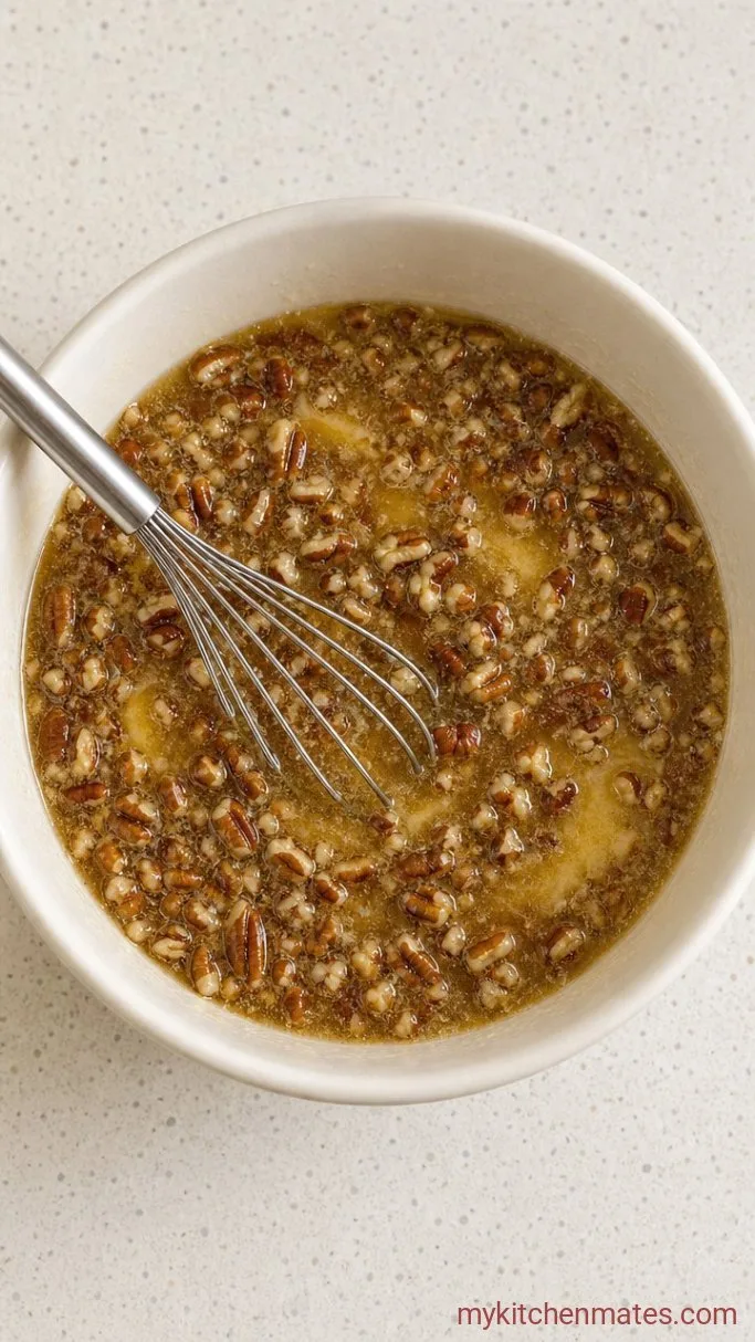 Step 2: Stir Together the Pecan Topping