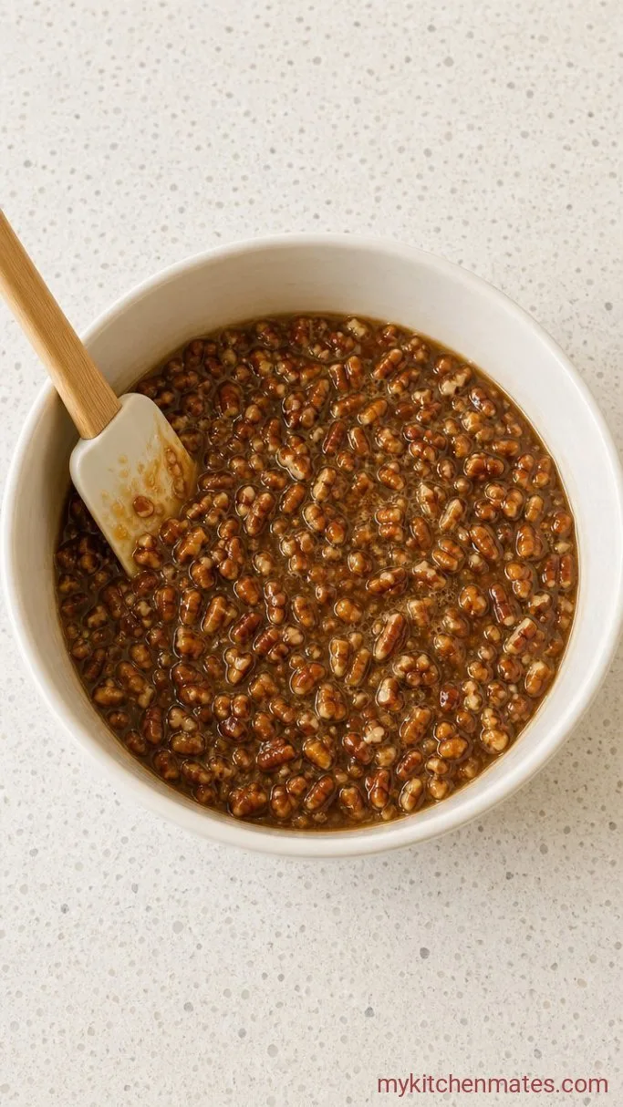 Step 2: Stir Together the Pecan Topping