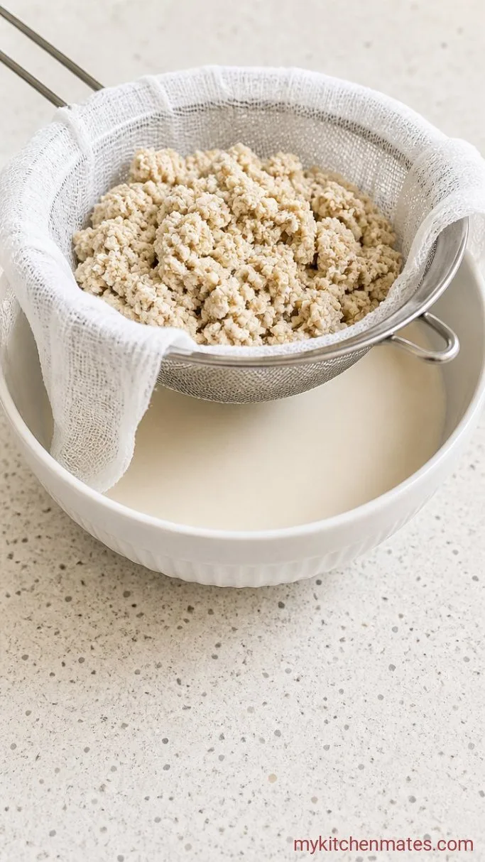 Step 2: Strain the Milk