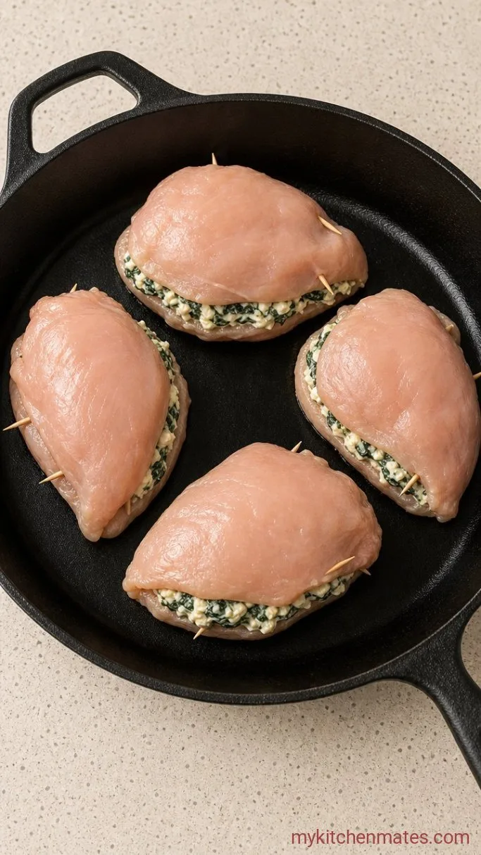 Step 2: Stuff the Chicken Breasts