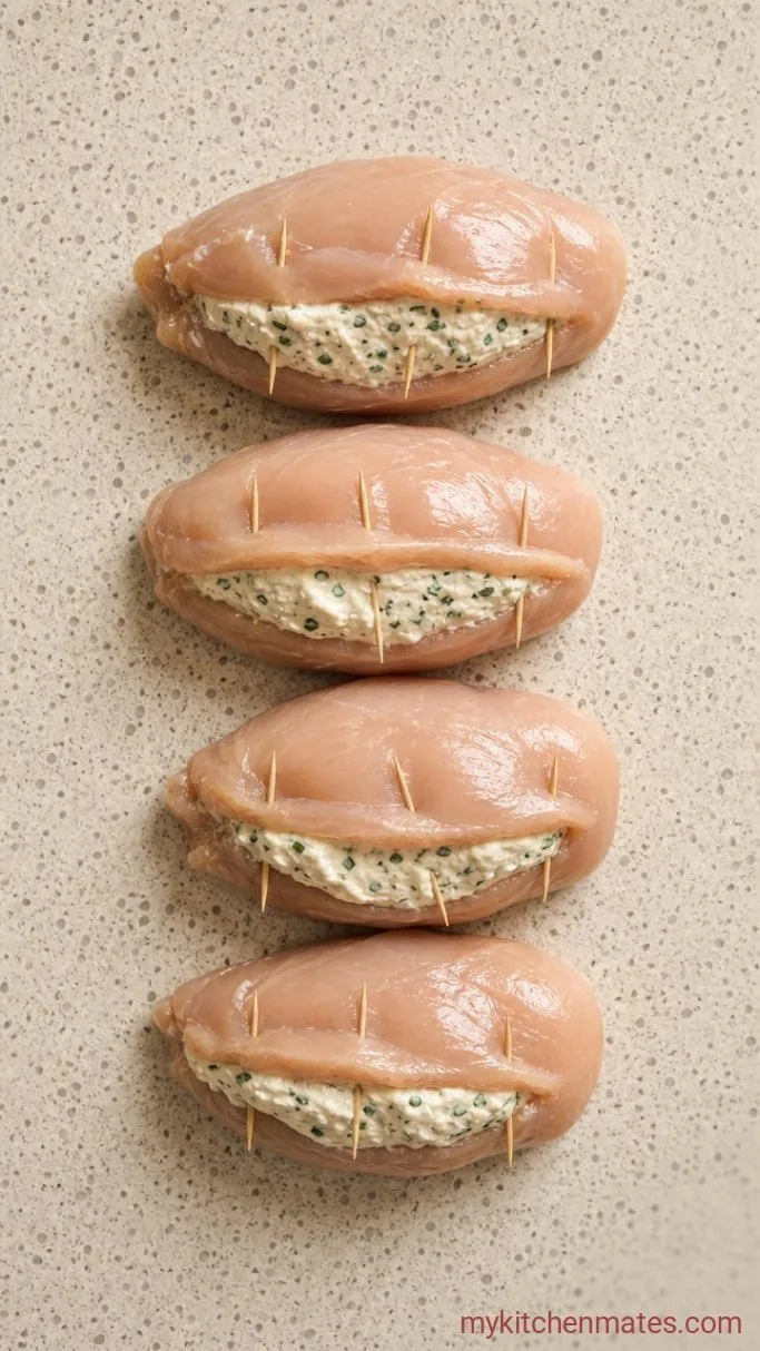 Step 2: Stuff the Chicken Breasts