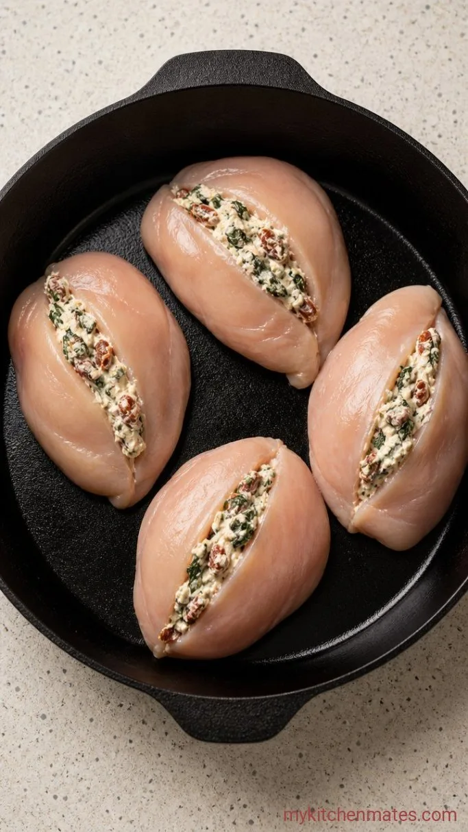 Step 2: Stuff the Chicken Breasts