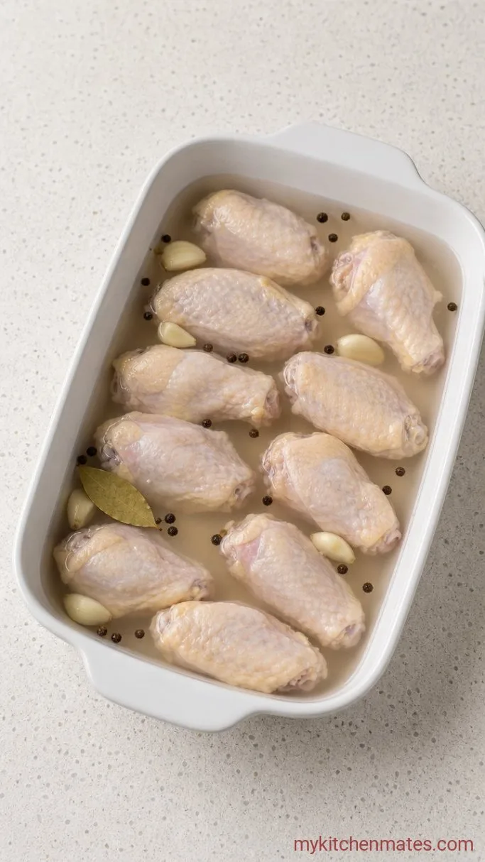 Step 2: Submerge the Wings