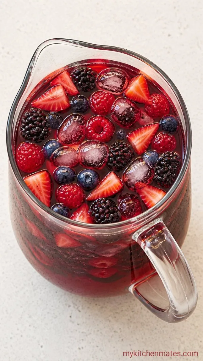 3-Ingredient Iced Fruit Tea Step 2: Sweeten and Cool