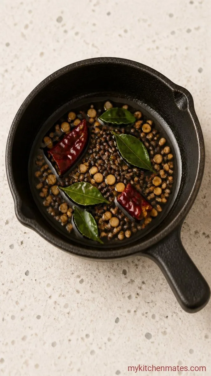 Step 2: Temper the Spices