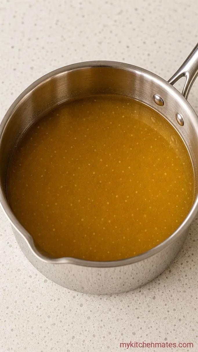 15-Minute Egg Drop Soup Step 2: Thicken the Soup