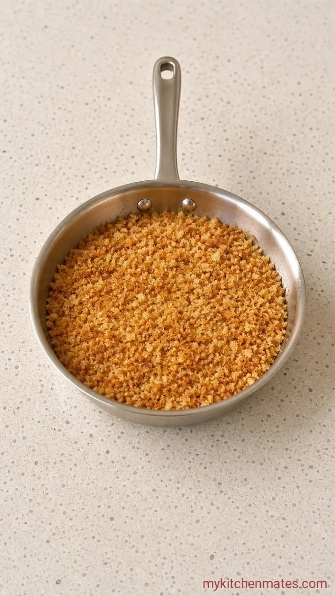 Step 2: Toast the Panko Topping