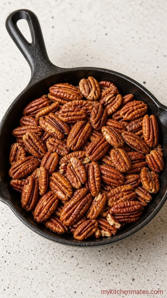 Simple Spring Mix Salad with Tangy Lemon Vinaigrette Step 2: Toast the Pecans