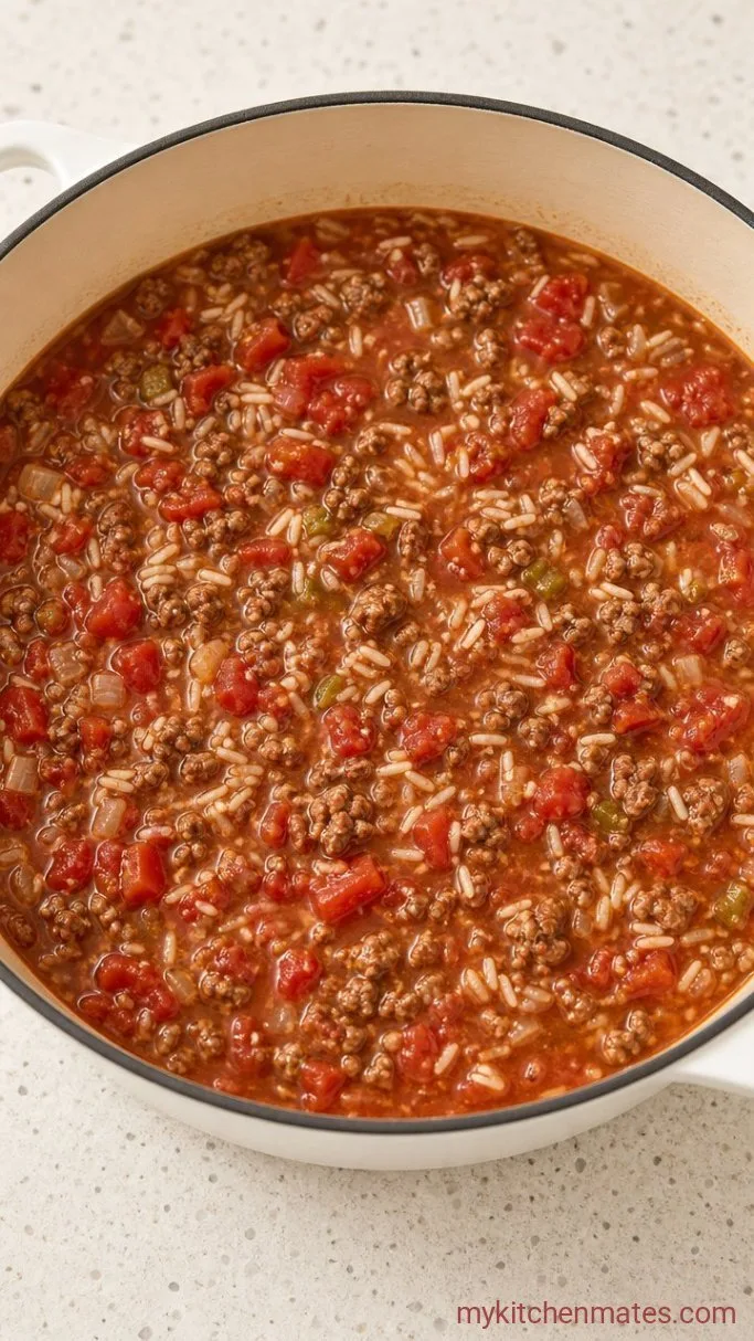 Step 2: Toast the Rice and Add the Liquids