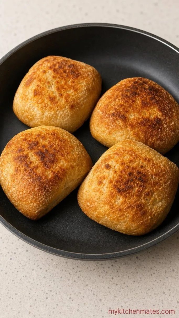15-Minute Chicken Pesto Sandwich Step 2: Toast the Rolls