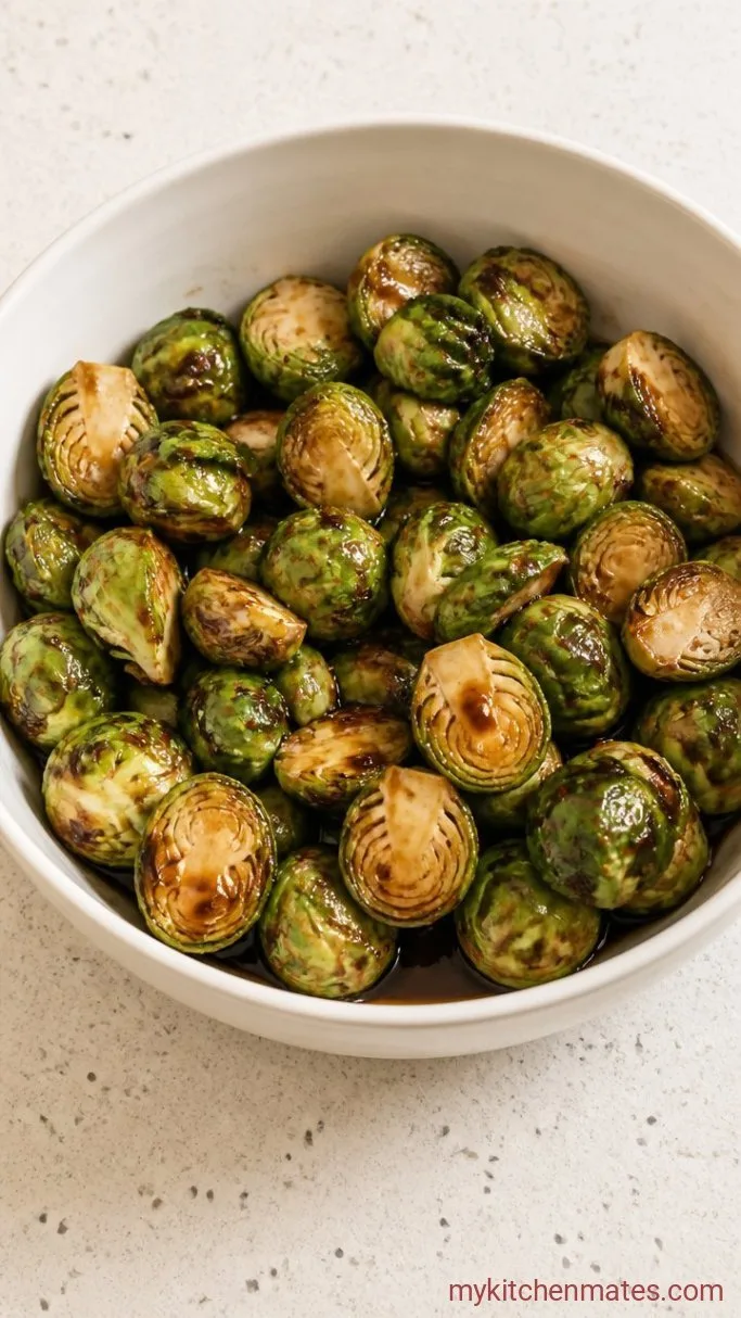 Step 2: Toss and Coat the Sprouts