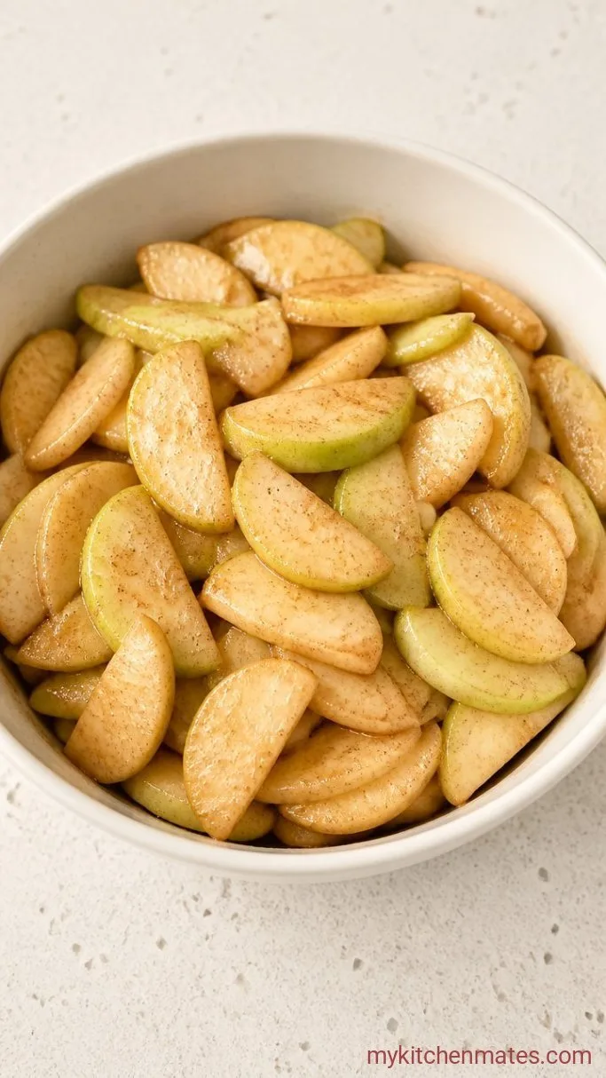 Step 2: Toss the Apples with Cinnamon
