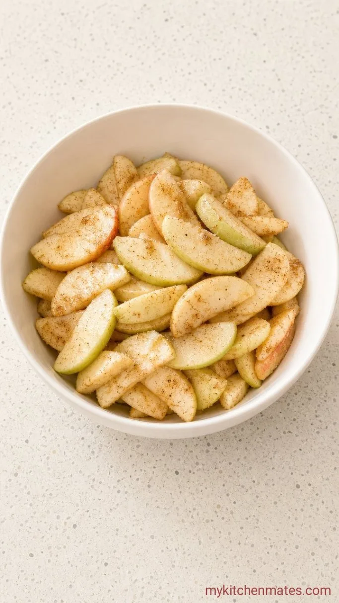 Step 2: Toss the Apples