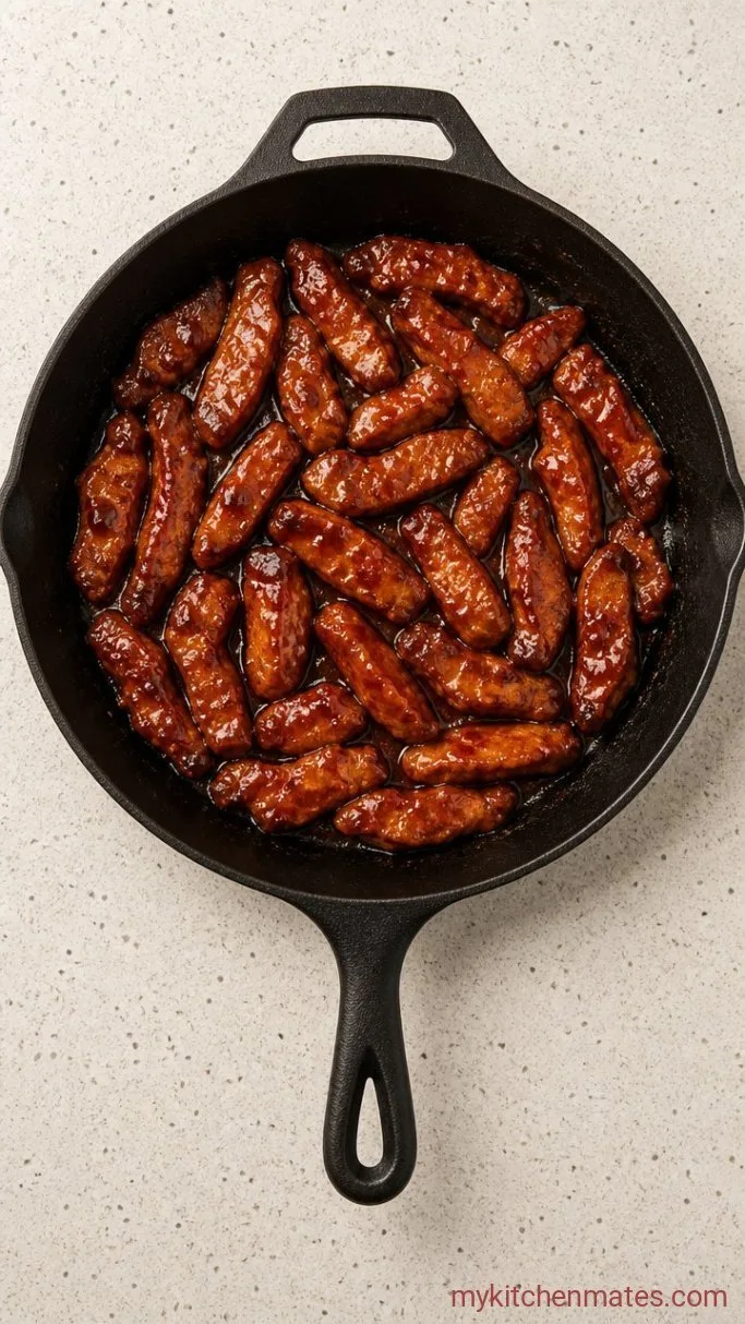 20-Minute BBQ Chicken Wraps Step 2: Toss the Chicken in Barbecue Sauce