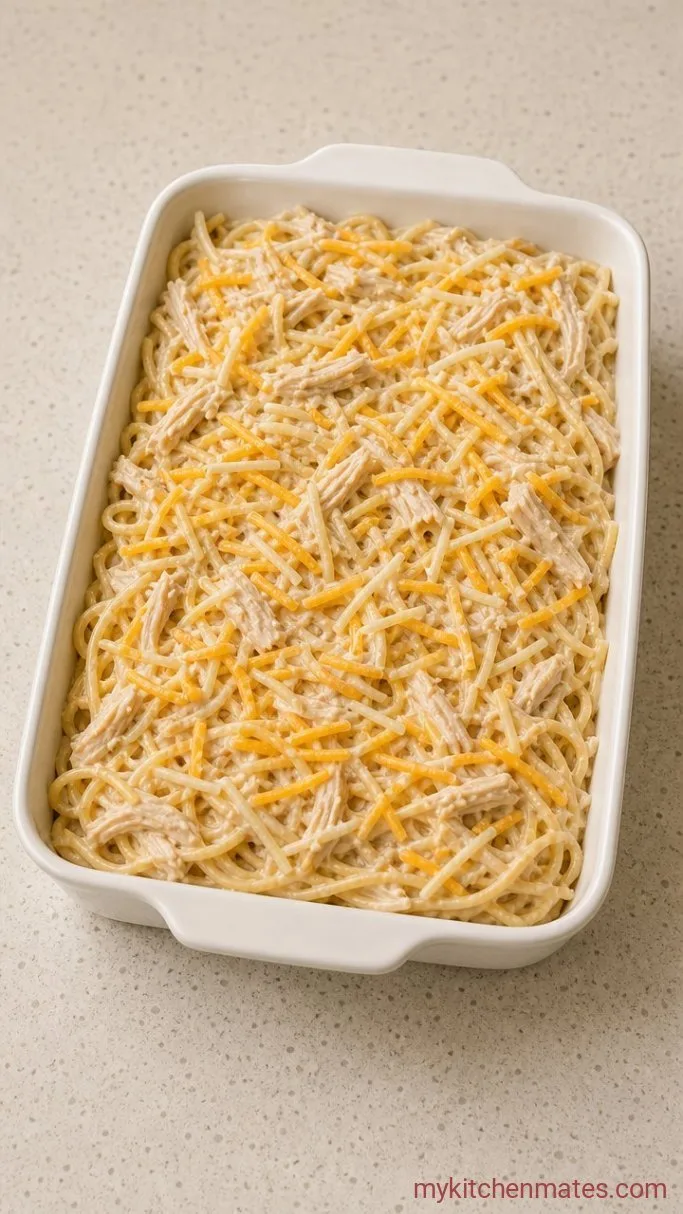 Step 2: Toss the Pasta and Chicken