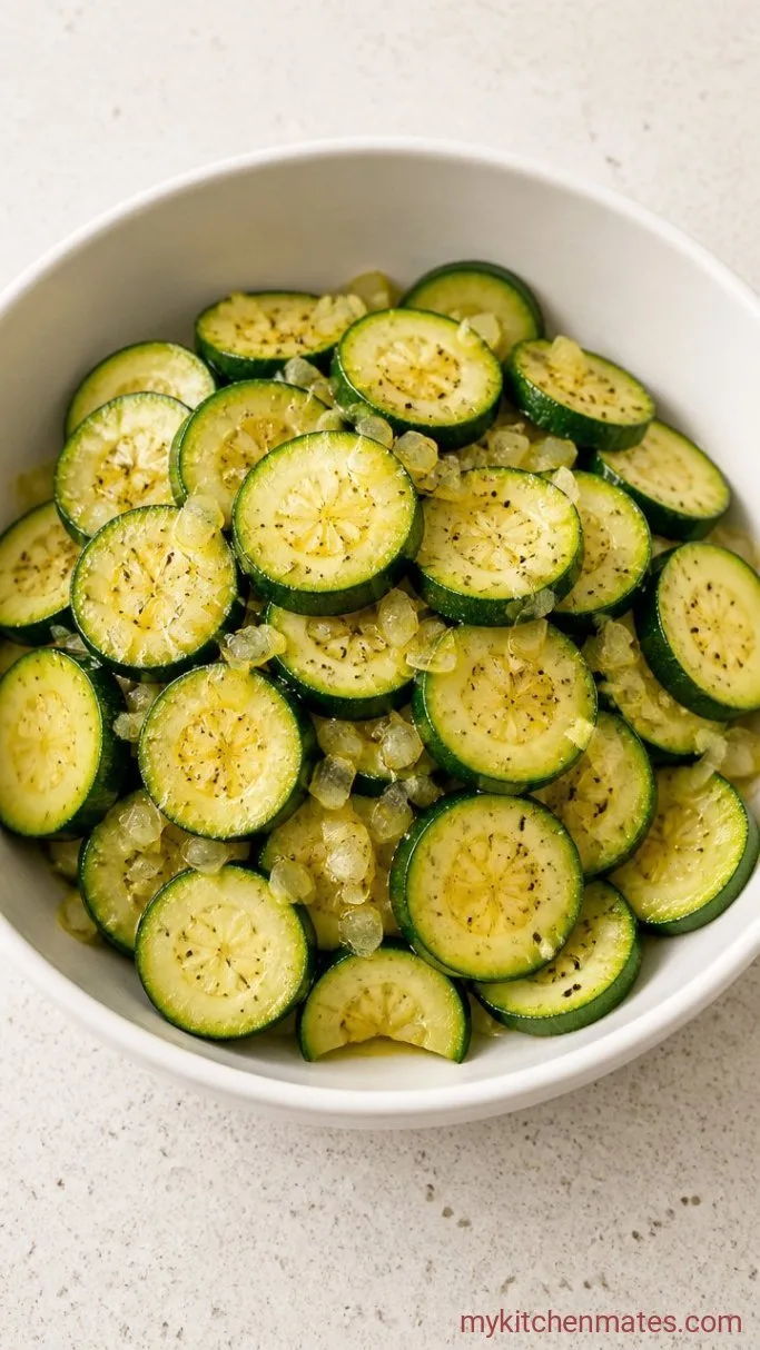 Step 2: Toss the Zucchini and Onion