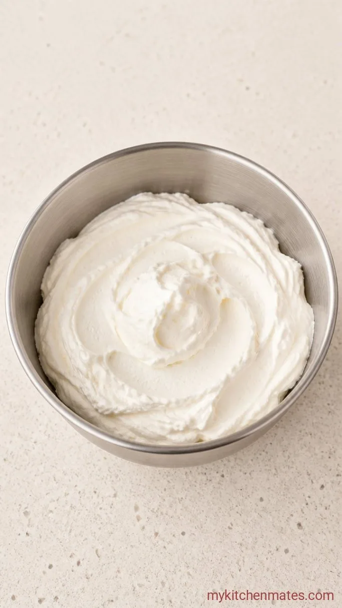 5-Ingredient Strawberry Angel Food Cake Dessert Step 2: Whip the Cream