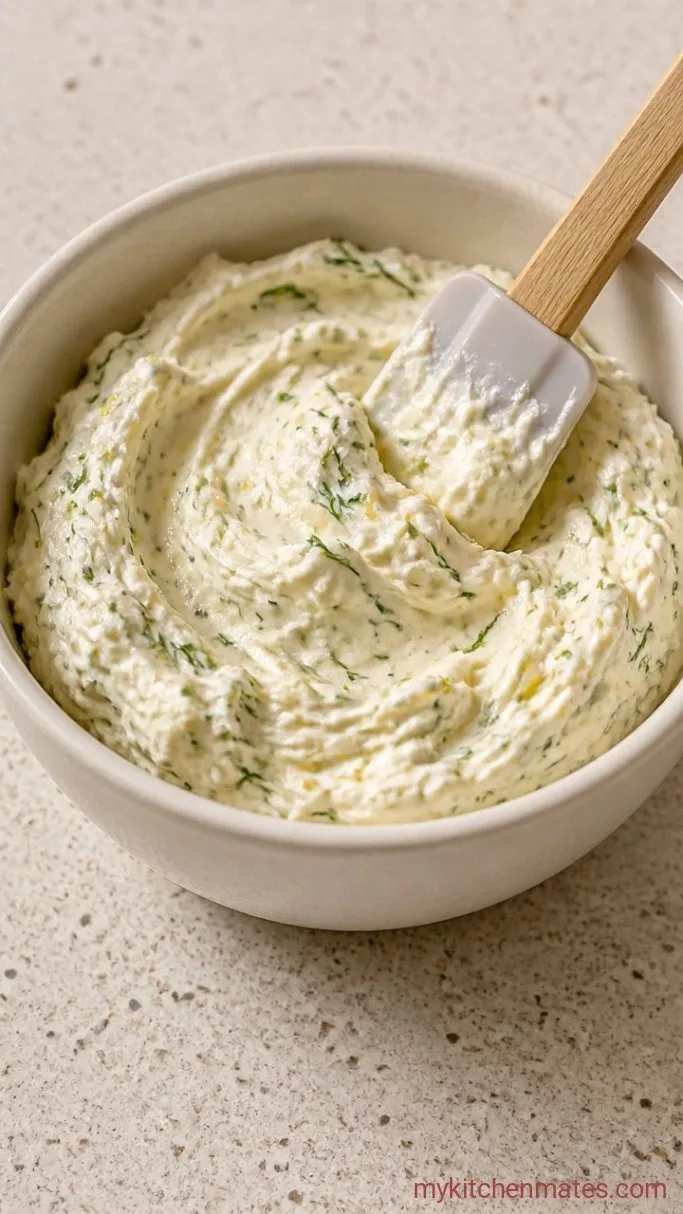 Step 2: Whip the Herbed Cream Cheese