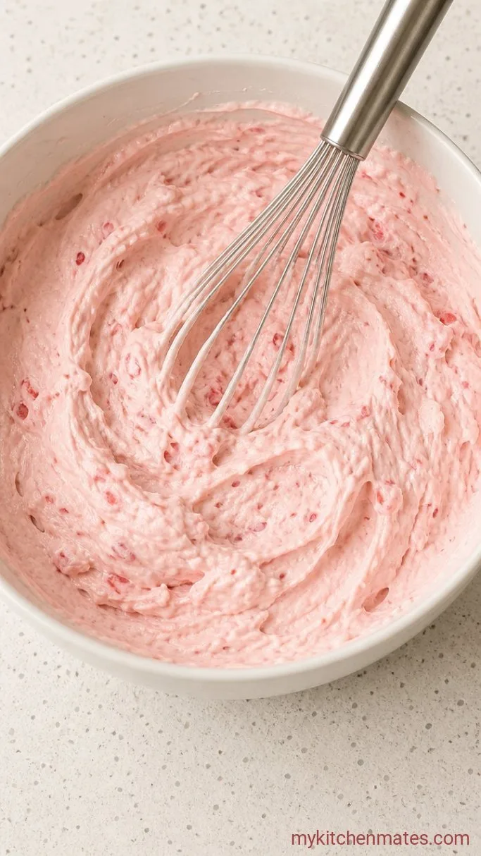 Step 2: Whip the Strawberry Cream