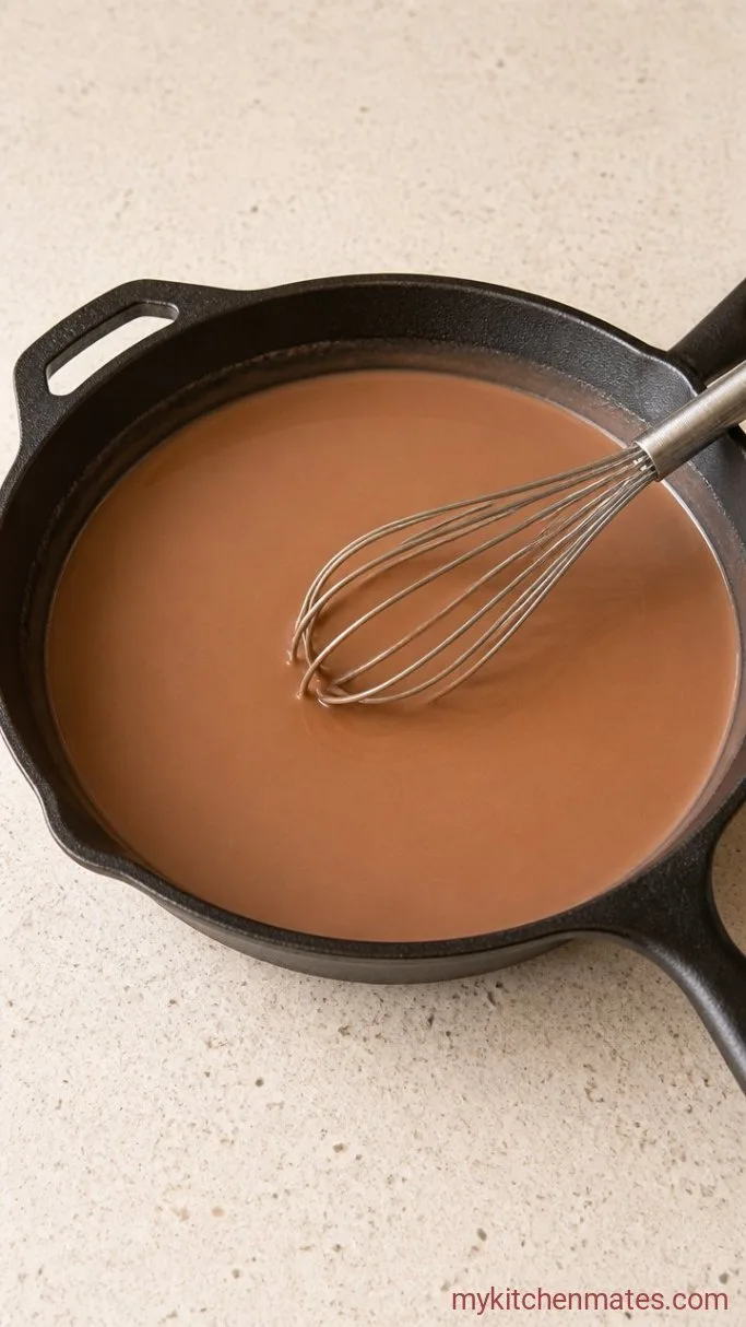 Step 2: Whisk in the Milk