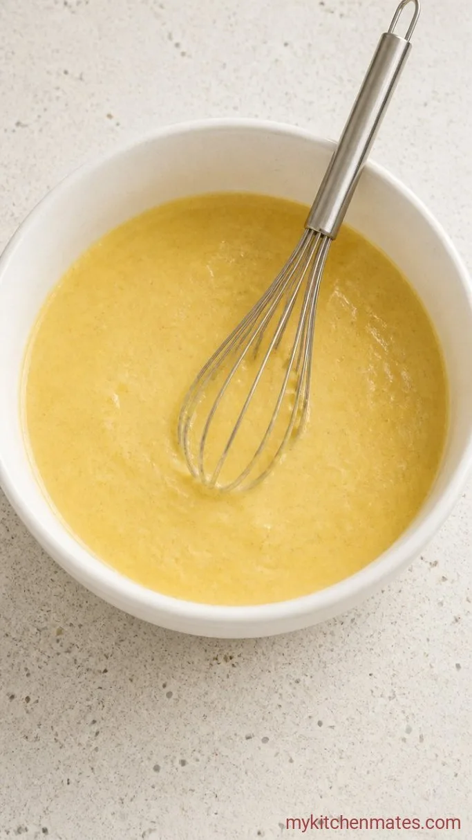 Step 2: Whisk in the Sugar and Egg