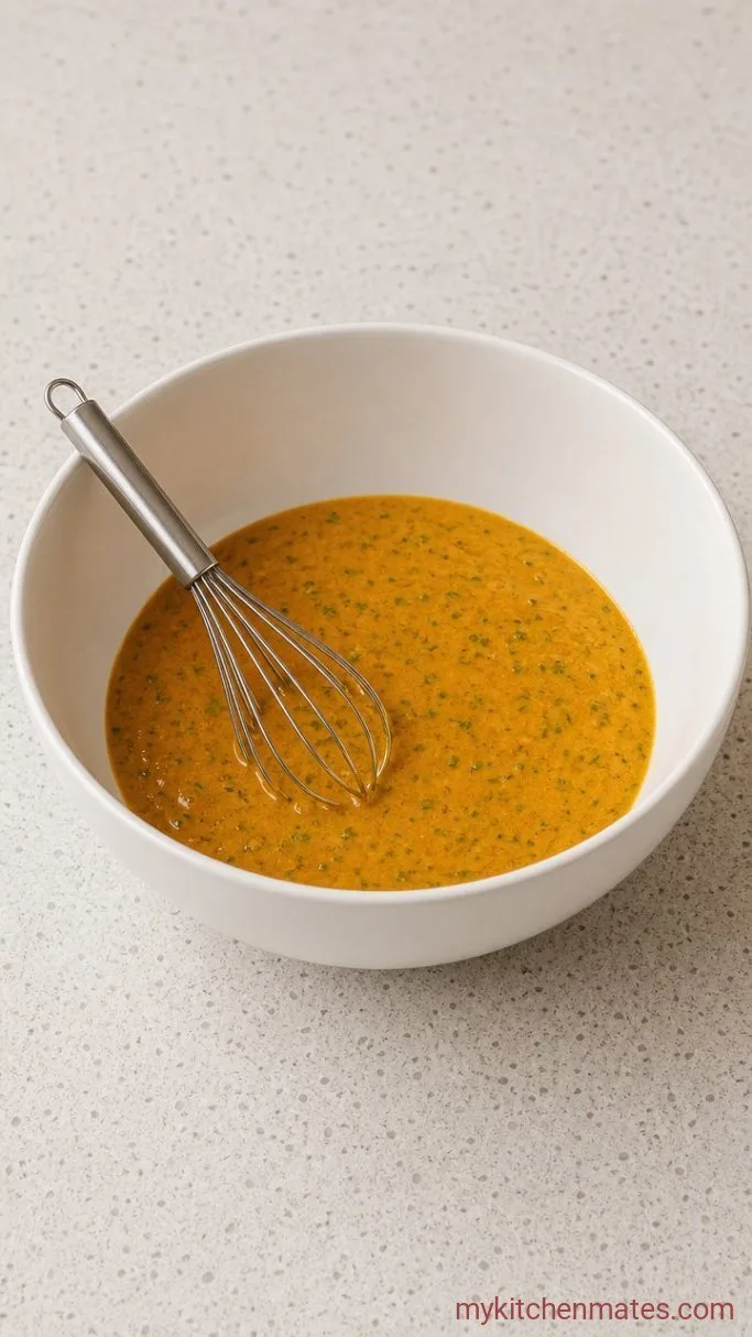 10-Minute Butter Chicken Marinade Step 2: Whisk in the Wet Ingredients