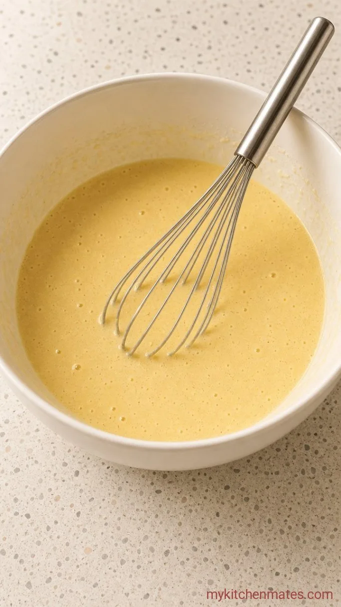 Crispy Gluten Free Onion Rings (Fried or Baked) Step 2: Whisk the Batter