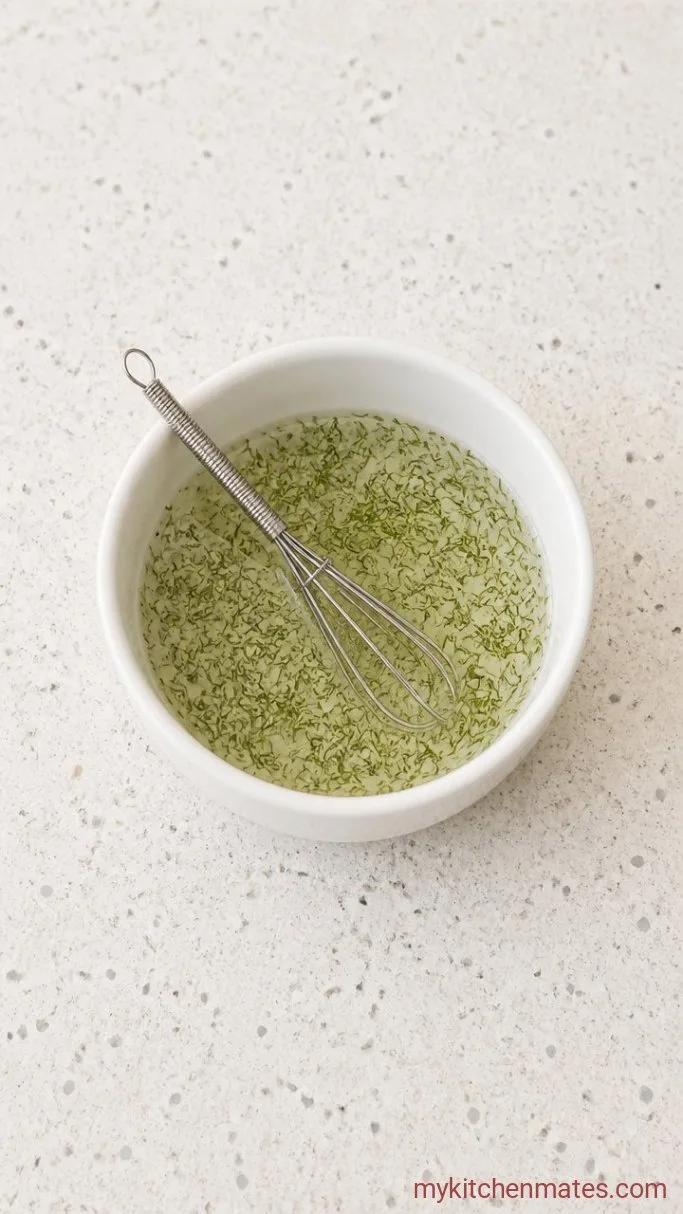 Quick 10-Minute Pickled Cucumber Salad Step 2: Whisk the Brine