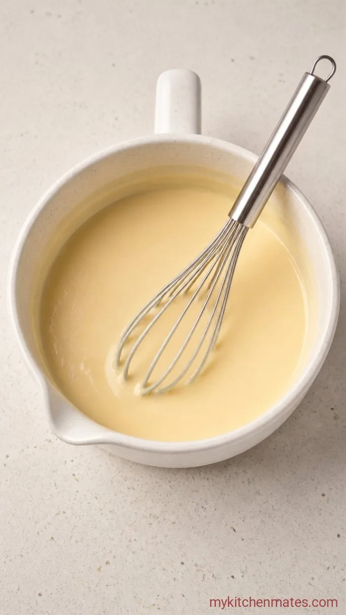 Creamy Summer Squash Casserole (No Watery Mess) Step 2: Whisk the Cheese Sauce