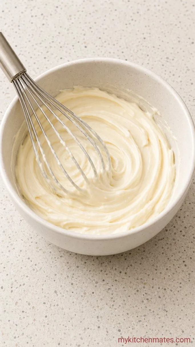 Cream Cheese Banana Bread with a Tangy Swirl Step 2: Whisk the Cream Cheese Swirl