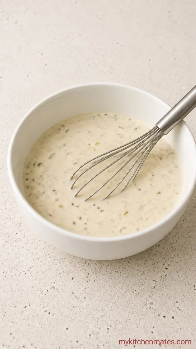 Step 2: Whisk the Cream Sauce