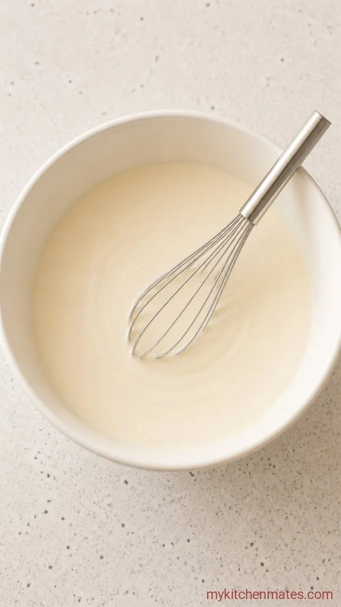 Step 2: Whisk the Cream Sauce