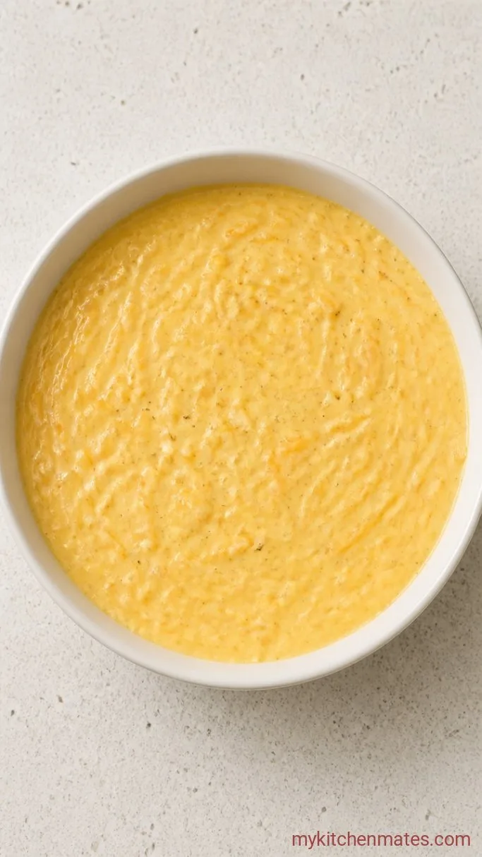 Southern Squash Casserole with Buttery Cracker Topping Step 2: Whisk the Creamy Base