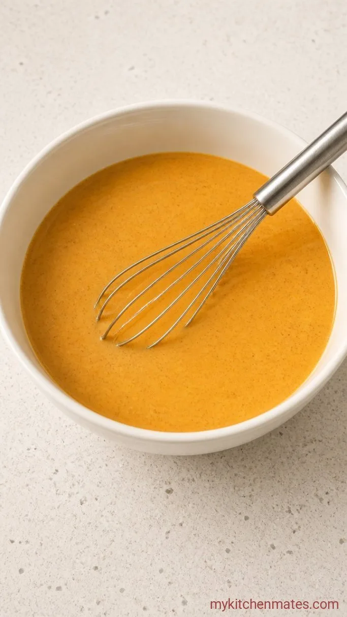 Fluffy No-Bake Pumpkin Chiffon Pie Step 2: Whisk the Custard Base