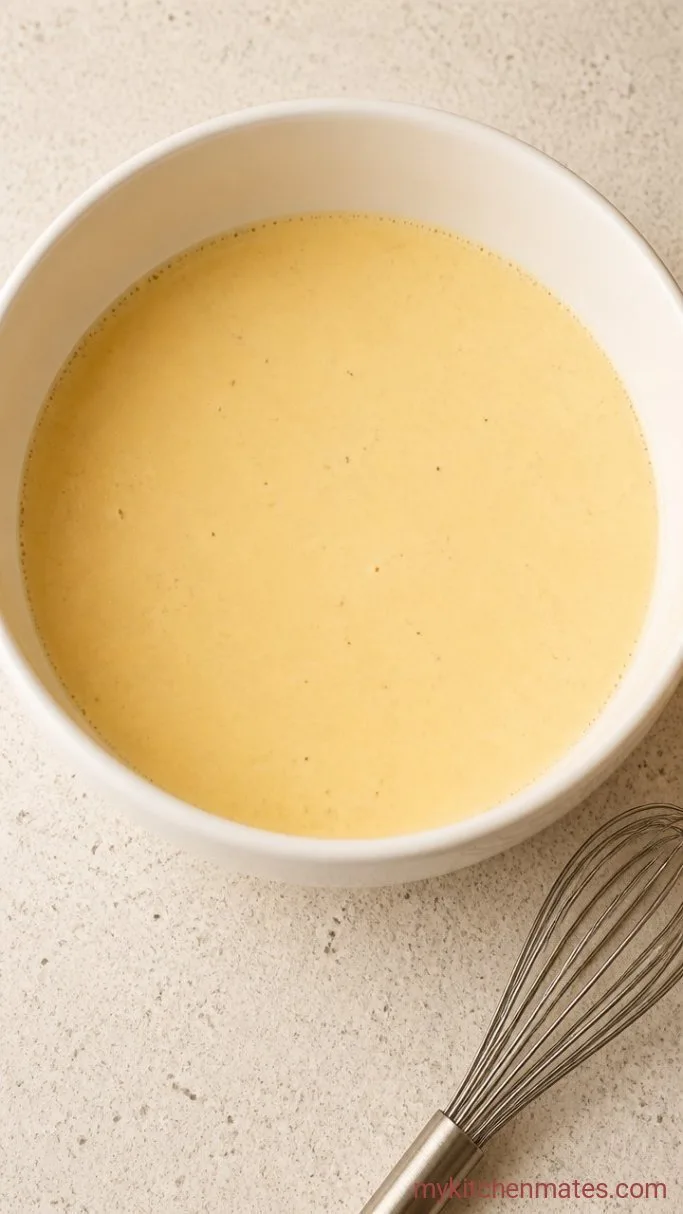 Paula Deen’s Creamy Custard-Style Mac and Cheese Step 2: Whisk the Custard