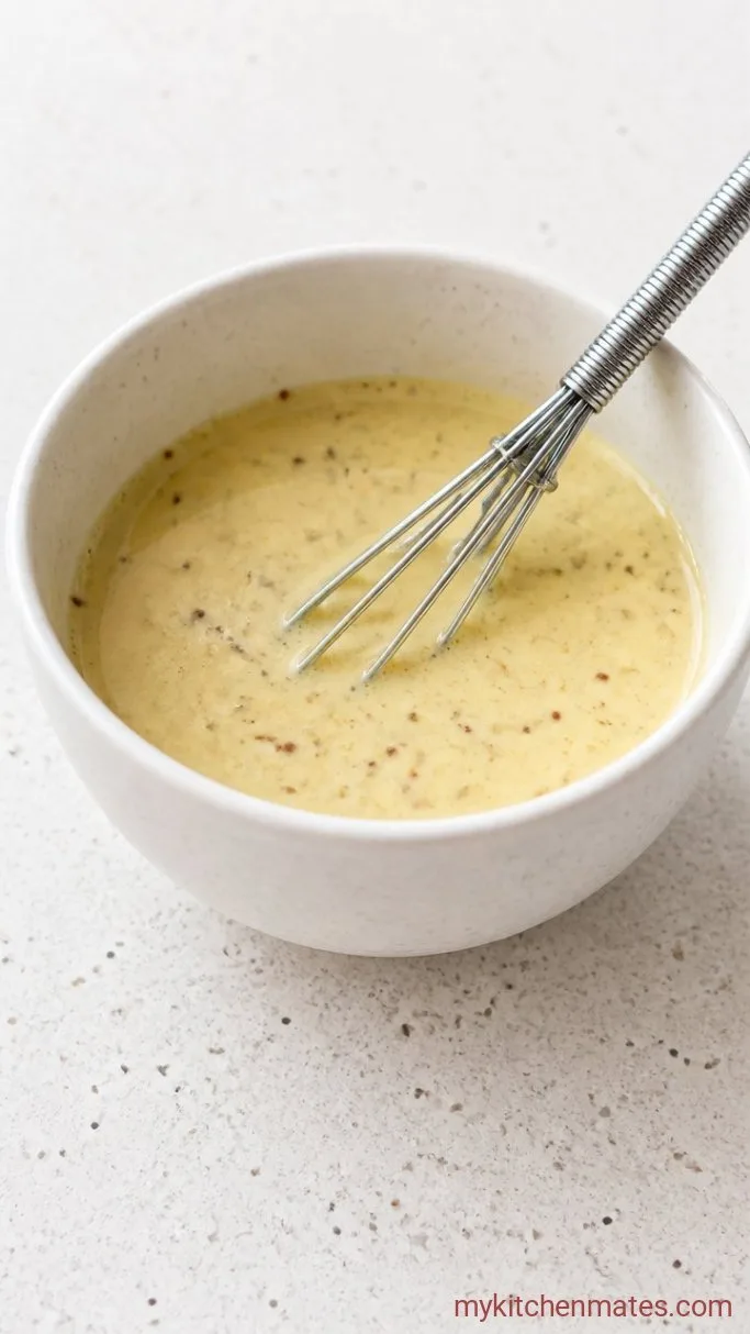 5-Minute Canned Chicken Salad Step 2: Whisk the Dressing