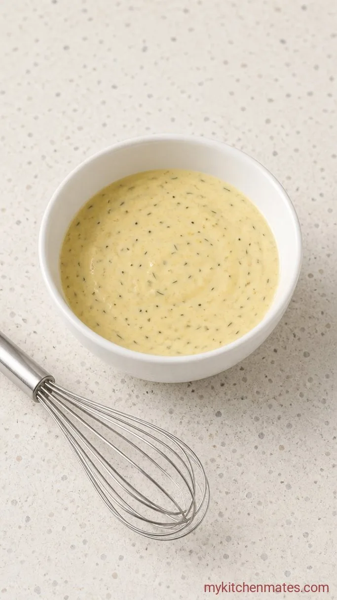 The Make-Ahead Creamy Dill Potato Salad Step 2: Whisk the Dressing