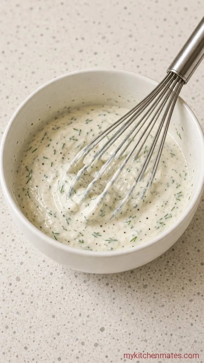 10-Minute Smoked Salmon Cucumber Salad Step 2: Whisk the Dressing