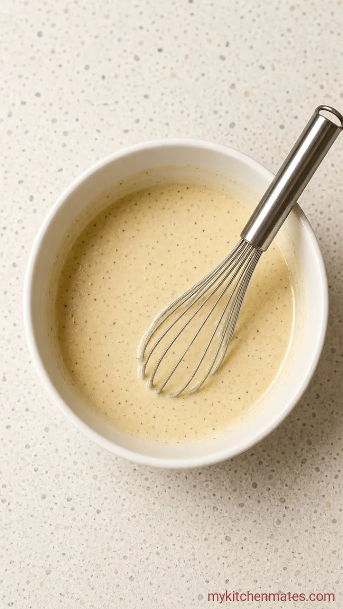 Creamy Ruby Tuesday Pasta Salad Step 2: Whisk the Dressing