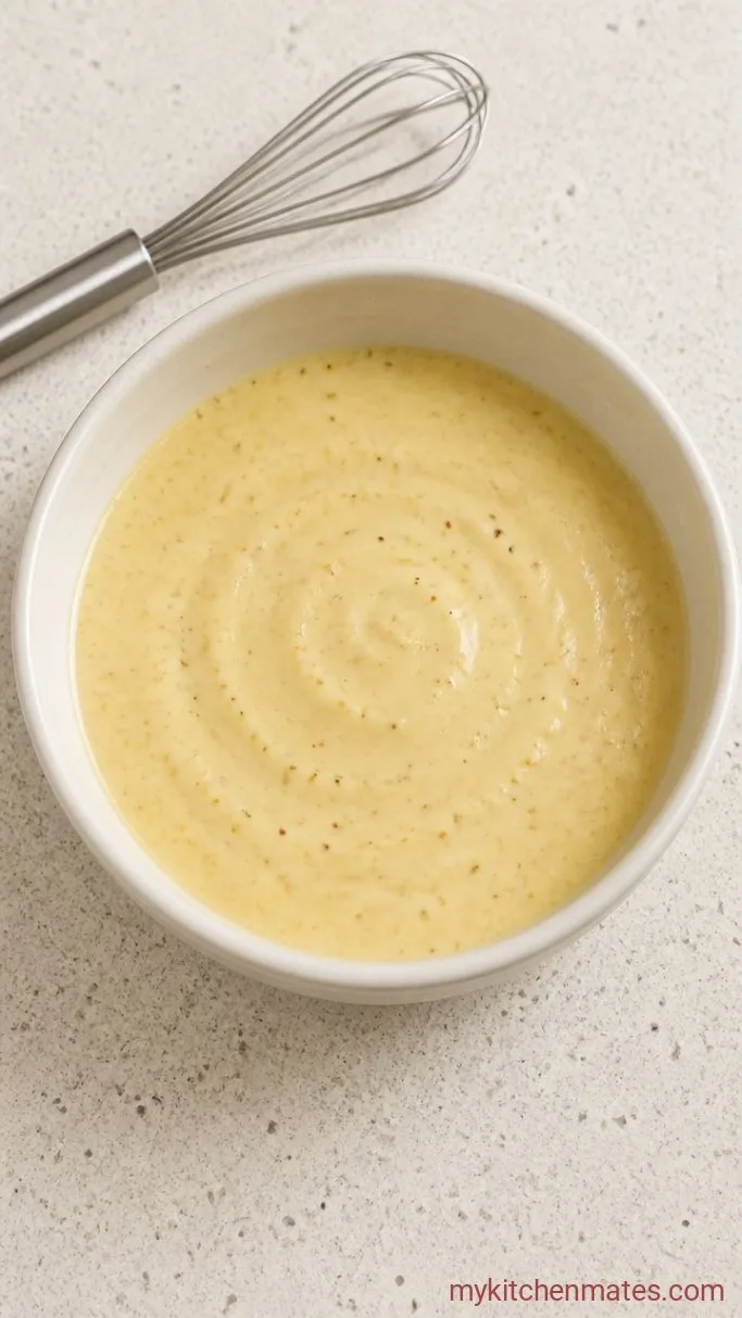 Creamy Macaroni Salad in 30 Minutes Step 2: Whisk the Dressing